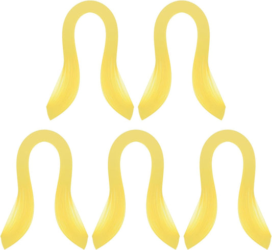 PATIKIL Quilling Strips Paper 600pcs 1.5mm 39cm Origami Paper Quilling Kits for Art DIY Hand Craft Christmas, Lemon Yellow