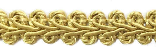 BEL AVENIR Braid Trim 1/2 inch 13.6 Yards French Gimp Basic Sewing Polyester DIY Crafts Costume Home Decorative (Gold)