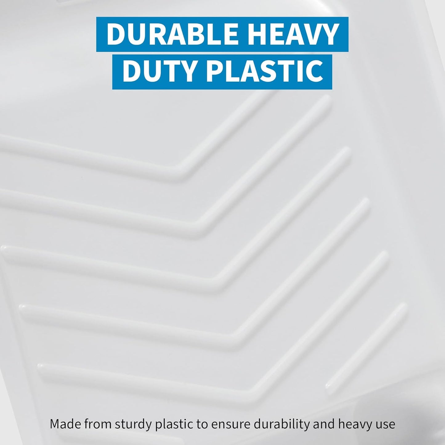 Precision Defined Paint Trays, Paint Roller Trays Liner, Plastic Paint Pan for Roller Brushes, Painting Tray for Painting with Deep Paint Pocket (Paint Tray Liner (10-Pack), 11-inch)