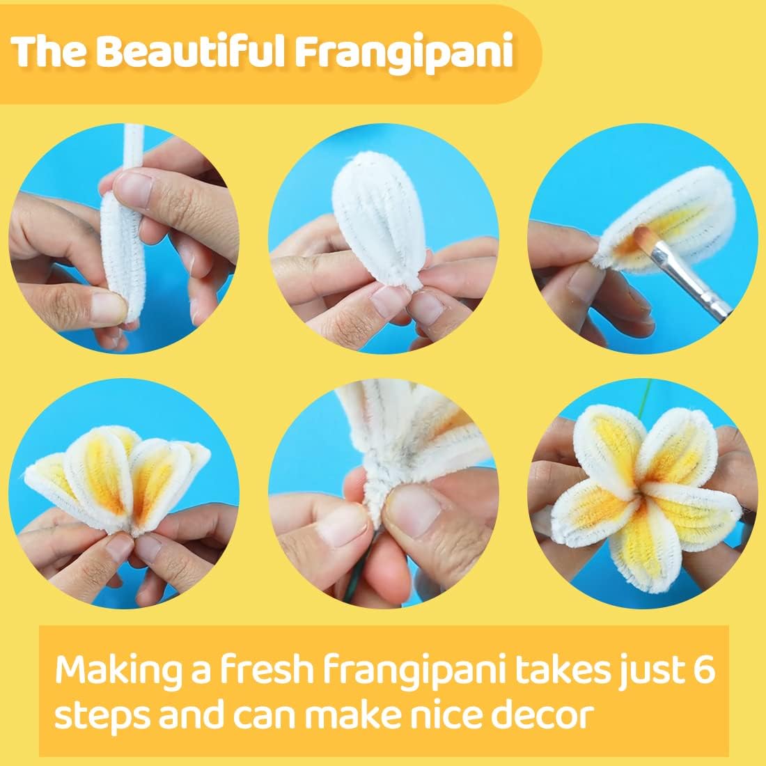 Eppingwin 500pcs Pipe Cleaners, Red Pipe Cleaners Craft Supplies,Chenille Stems for DIY Arts Crafts Project(Red)