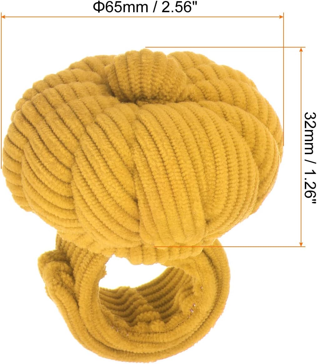 HARFINGTON Wrist Pin Cushions Band Sewing Needle Cushion Needle Holder Pincushions with Adjustable Strap Fit All Wrist Sizes for Sewing Quilting Needlework DIY Crafts, Dark Yellow