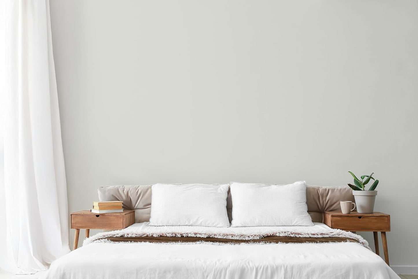 EVOLVE Paint & Primer: Environment-friendly, Low Sheen with One-coat Coverage for Interior & Exterior surfaces (Morning Frost, 1-Gallon)