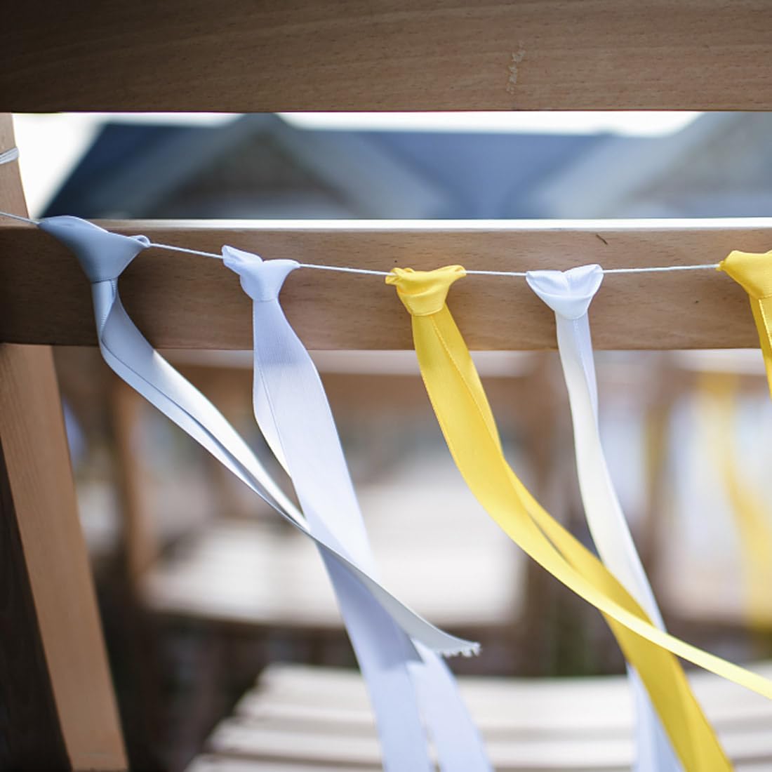 3/8" Width x 50 Yards Satin Fabric Ribbon, Yellow Ribbon Perfect for DIY Bows, Swags, Gift Wrapping, Craft, Flower Bouquet，Christmas and Party Decoration