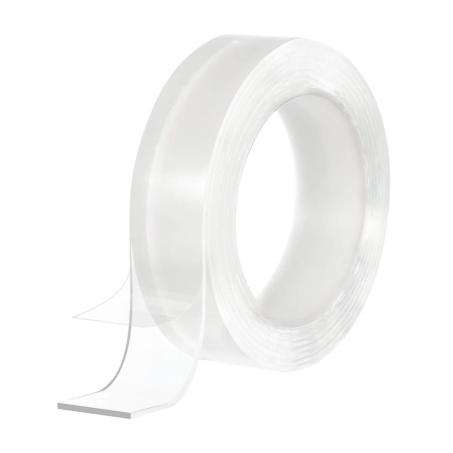 BRAVESHINE 9.8FT Sticky-Back Wall Tape - Double Sided Nano Tape - Self Adhesive Mounting Tape - Washable Picture Hanging Fasteners for Home Office Use