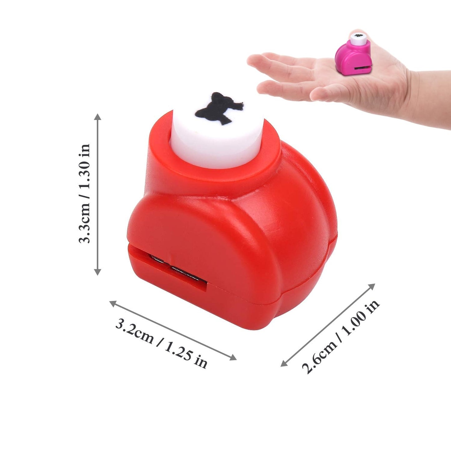 Paper Punches,15pcs Punch Craft Set Mini Punches Hole Punch Shapes Hole Punch Shape Scrapbooking Supplies for Kindergarten Teacher Office Supplies Kids