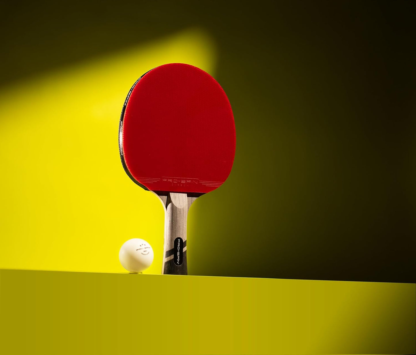 PRO SPIN Ping Pong Paddles - Professional Level Table Tennis Rackets with Carbon Fiber for Superior Control | 7-Ply Blade, Premium Rubber, 2.0mm Sponge | Includes Protector Case