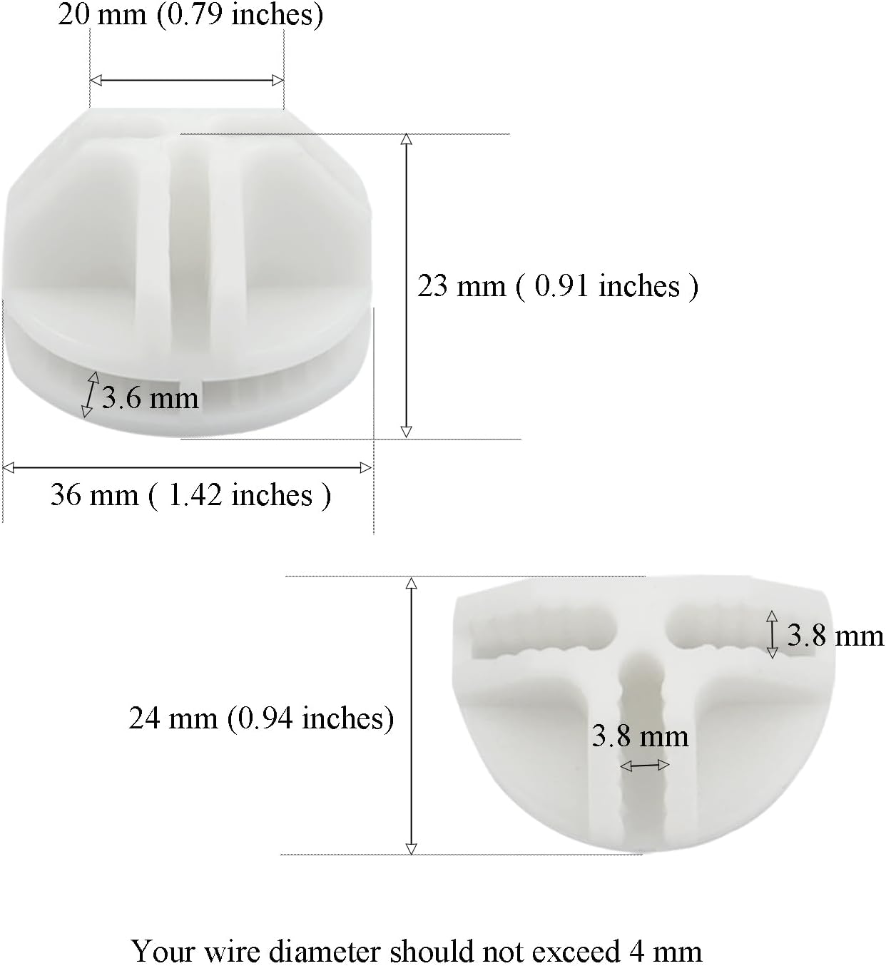 10Pcs Wire Cube Connectors, White Wire Cube Storage Connectors Half Buckle Wire Grid Cube Shelf Plastic Connectors for Wire Cube Storage Shelving Unit and Modular Closet Organizer, SATONBEYI