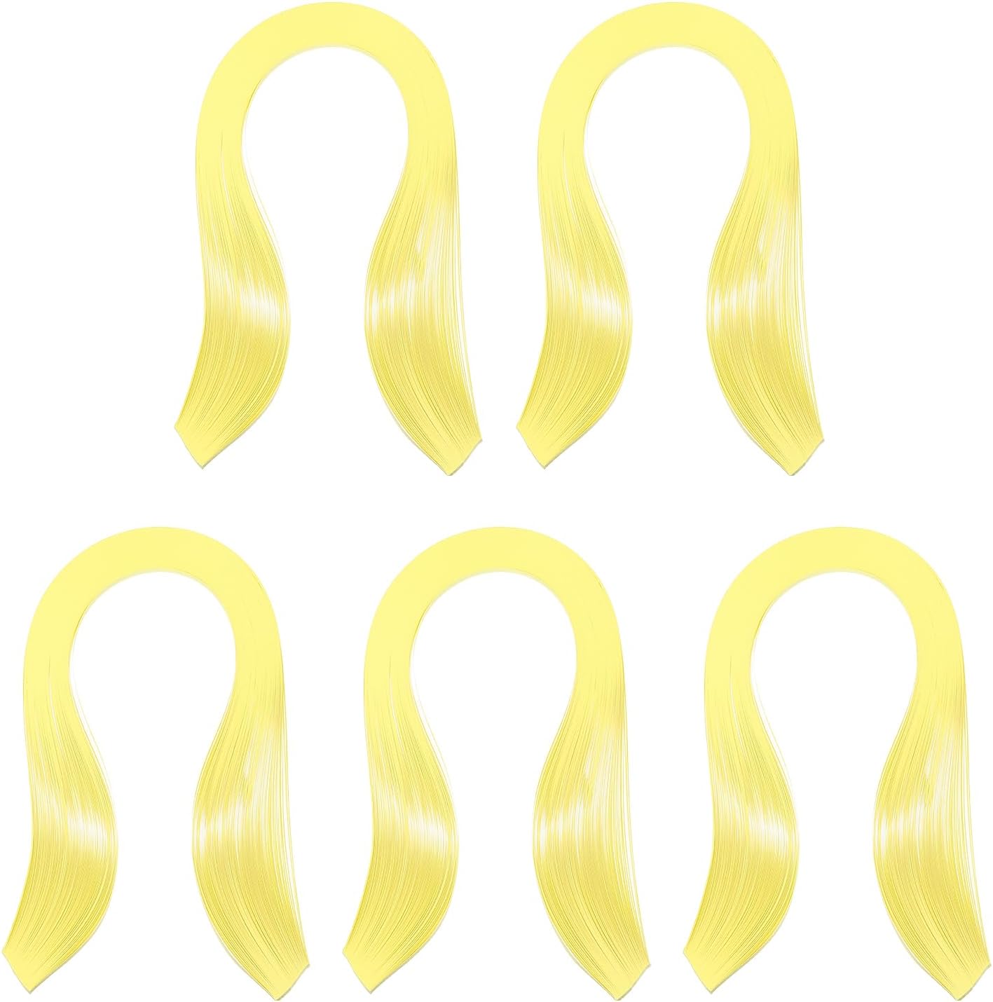 PATIKIL Quilling Strips Paper 600pcs 5mm 39cm Origami Paper Quilling Kits for Art DIY Hand Craft Christmas, Yellow