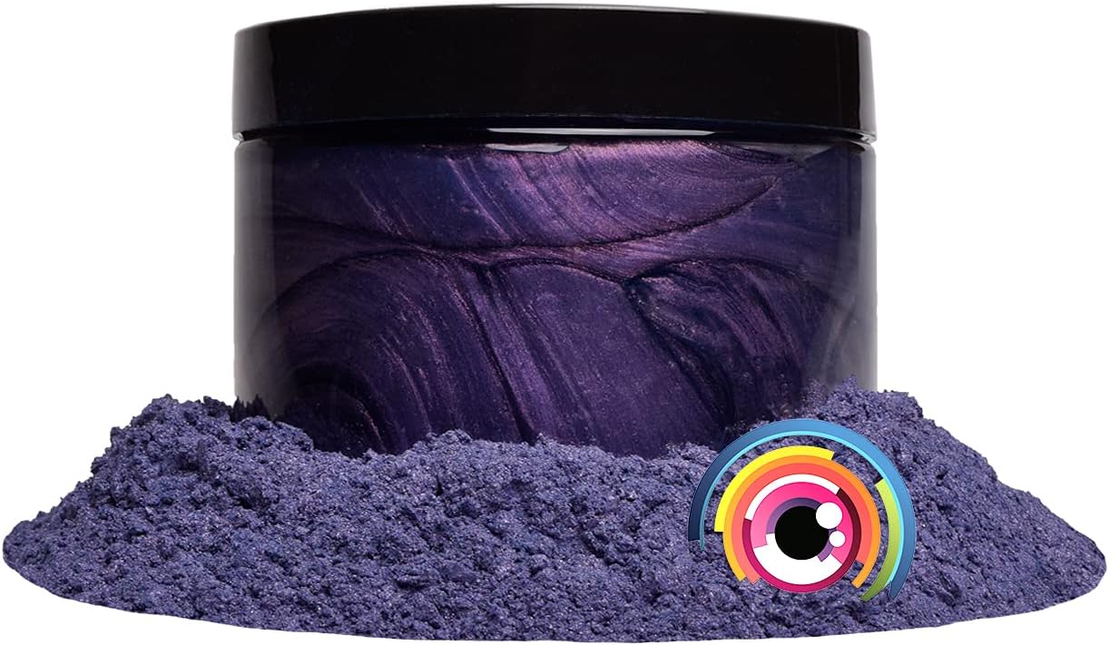 Eye Candy Pigments Premium Purple Mica Powder - Purple Sage (50gr) - for Epoxy, Resin, Soap, Paint, Woodworking, Acrylic Pouring, Bath Bombs, Fishing Lures - DIY Arts and Crafts Additive