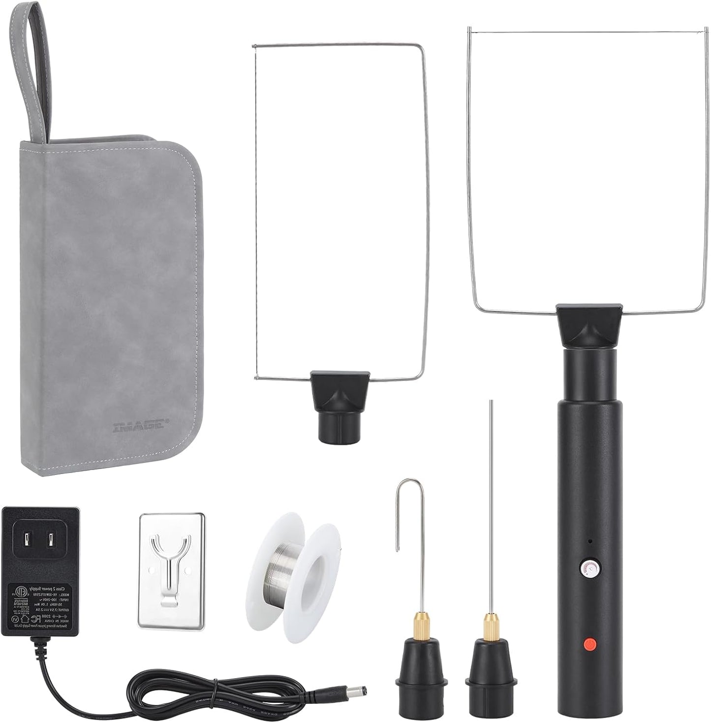 Hot Wire Foam Cutter - 4 in 1 Electric Cutting Machine Pen Tools Kit, 100-240V / 28W Styrofoam Cutting Pen with Versatile Tips and Carrying Case, Heated Foam Carving Knife Kit