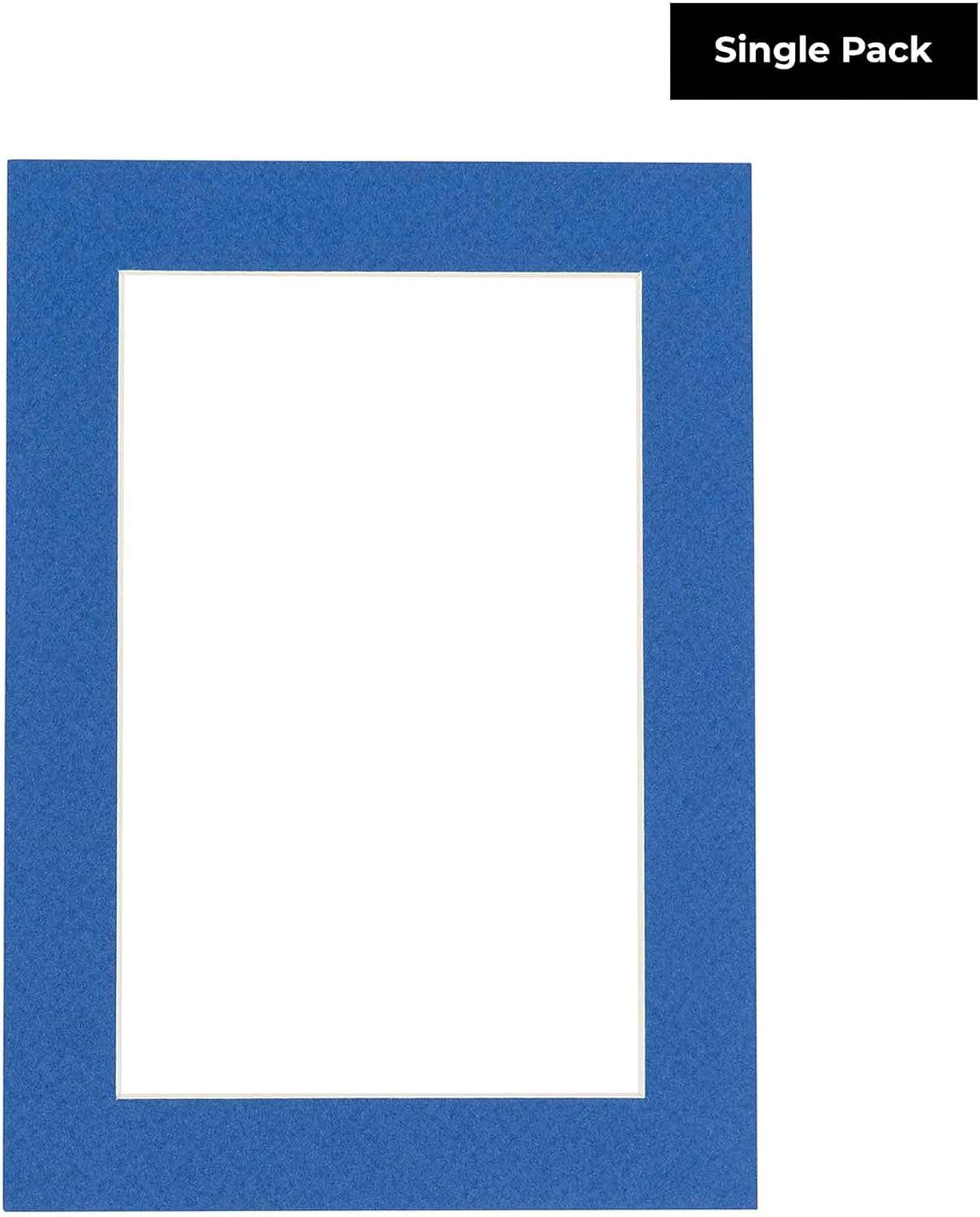 Poster Palooza 11x14 Mat for 8.5x11 Photo - Precut Royal Blue Picture Matboard for Frames Measuring 11 x 14 Inches - Bevel Cut Matte to Display Art Measuring 8.5 x 11 Inches - Acid Free ONE MAT