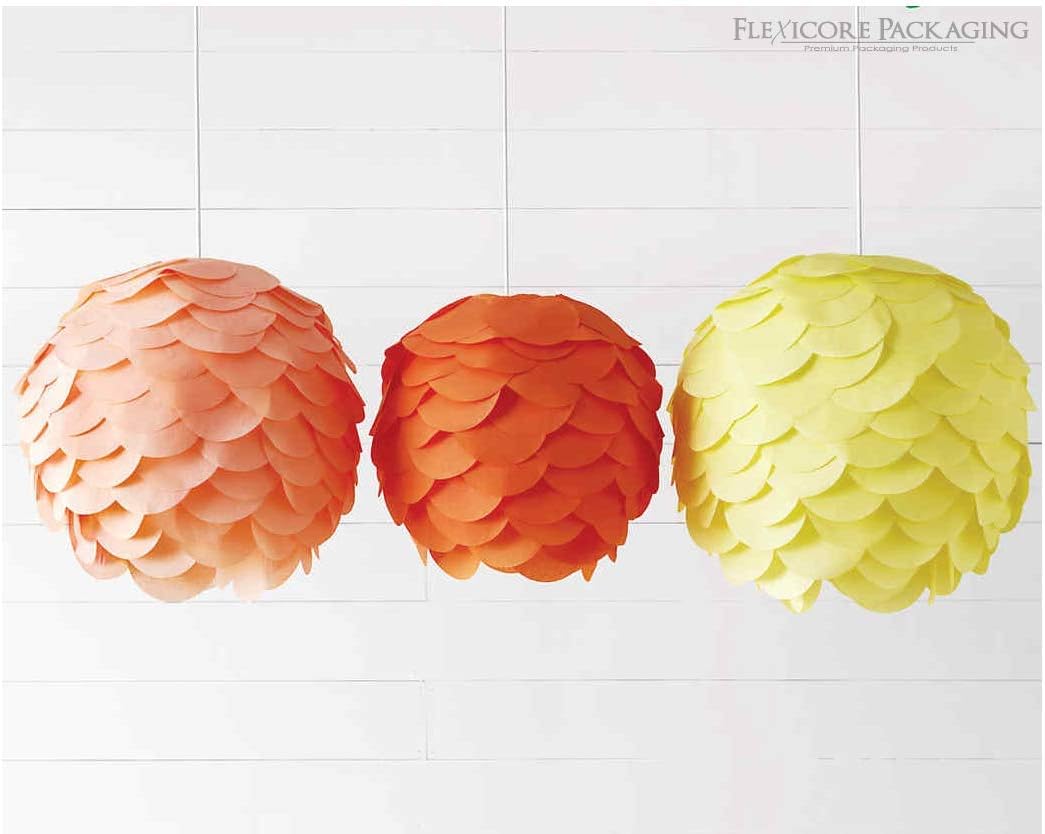 Flexicore Packaging Light Pink Pin Stripe Print Gift Wrap Tissue Paper Size: 15 Inch X 20 Inch | Count: 50 Sheets | Color: Light Pink Pin Stripe