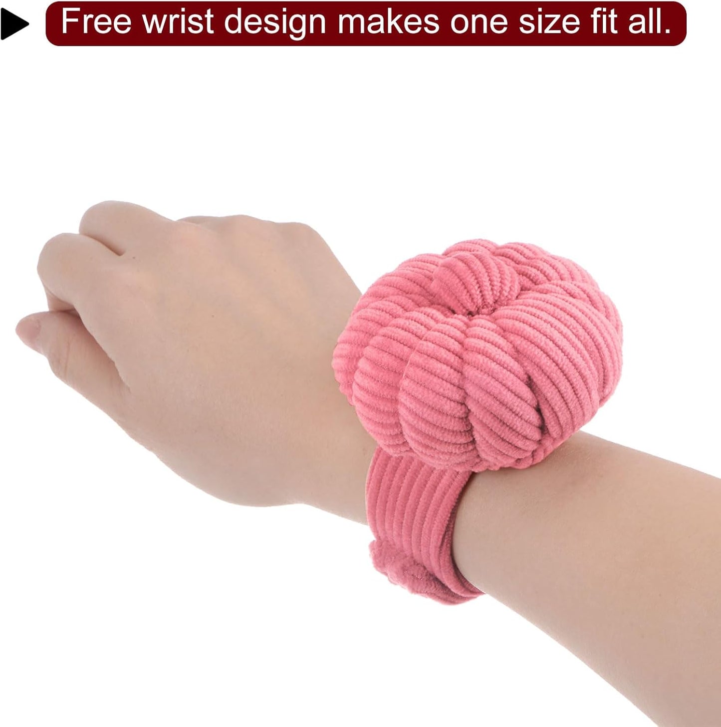 HARFINGTON Wrist Pin Cushions Band Sewing Needle Cushion Needle Holder Pincushions with Adjustable Strap Fit All Wrist Sizes for Sewing Quilting Needlework DIY Crafts, Khaki