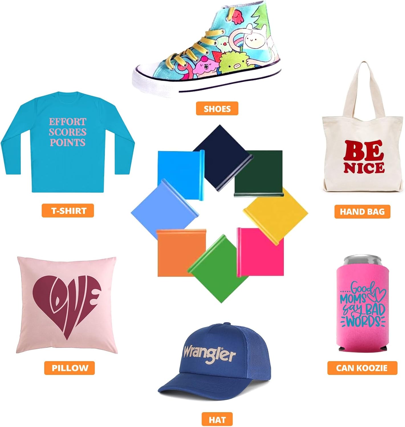 HTVRONT HTV Roll Heat Transfer Vinyl - 12" x 8ft Brown HTV Vinyl for Shirts, Iron on Vinyl Compatible with Cricut Cutting Machine - Easy to Cut & Weed for Heat Transfer Design (Camel Brown)