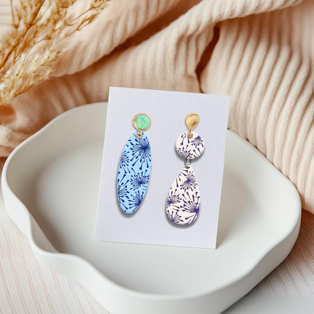 CHGCRAFT Dandelions Background Silicone Texture Stamp Polymer Clay Molds DIY Clay Texture Tools for Clay Pottery Earring Jewelry Making Stamp Engraving Machines, Dandelion, 5.5x5.5inch