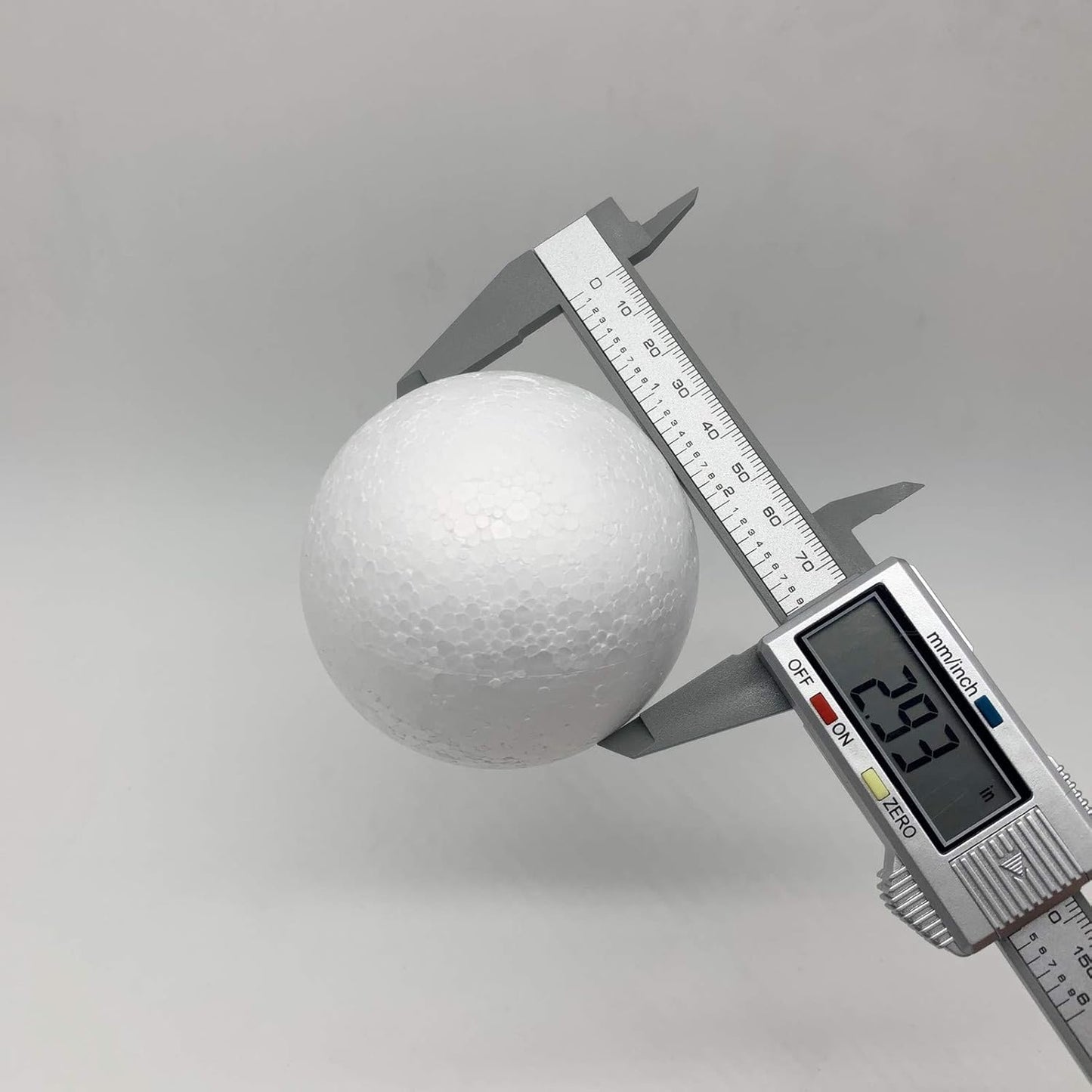 Crafjie Craft Foam Balls 3 Inches in Diameter, Smooth Foam Polystyrenets Premium Foam Ball, for Decoration Household School Projects DIY Arts and Craft, White (3inch 30pc)