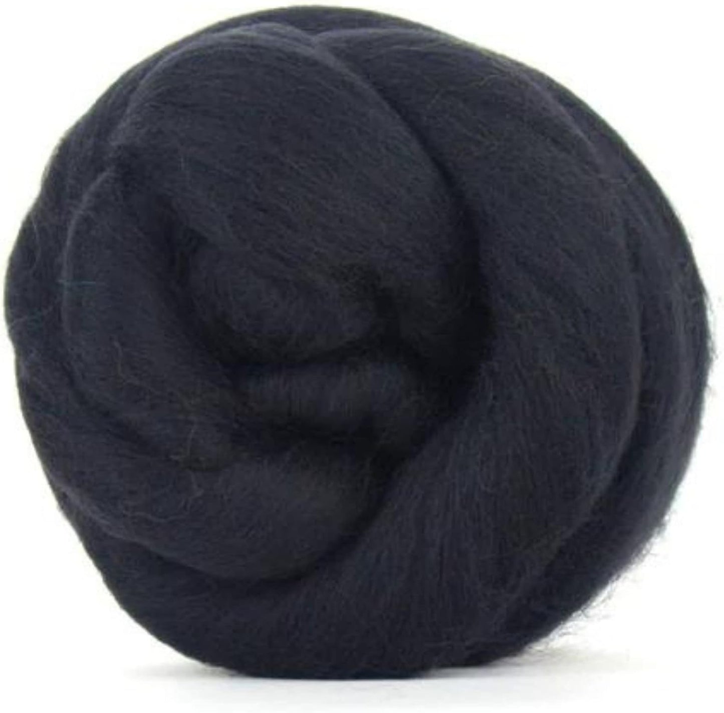 Revolution Fibers Merino Wool Roving | Premium Combed Wool Top | 22 Micron, Perfect for Felting Projects, Spinning, Wall Hangings and Tapestry (Charcoal)