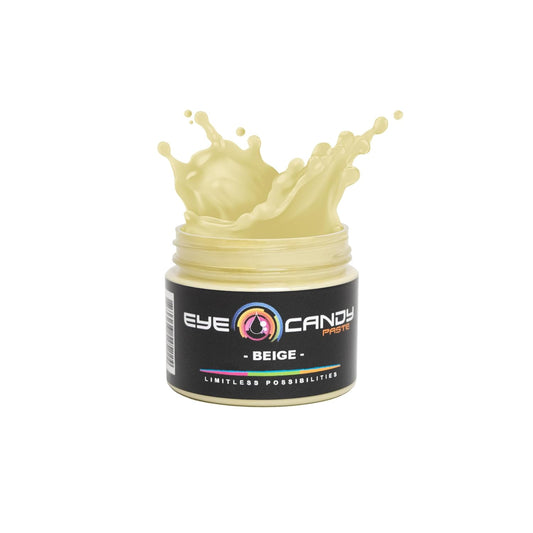 Eye Candy Beige Resin Pigment Paste Beige (2 oz/RAL 1001) | Epoxy Resin Art Paste | Highly Pigmented | Resin Art | Woodworking