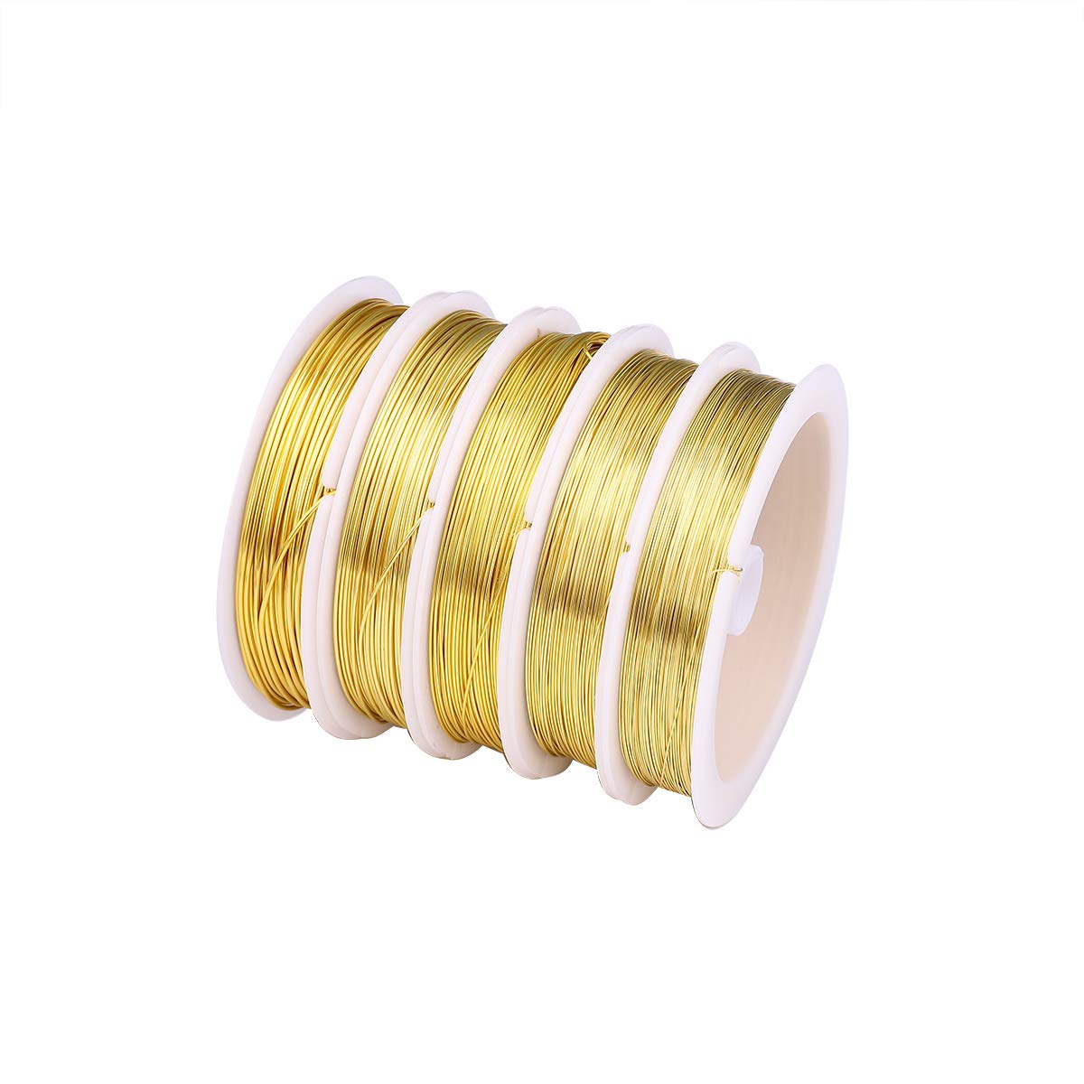 Gold Copper Wire 0.4mm Bead Cord for Bracelet Necklace Charm Beading Jewelry Making 27yard
