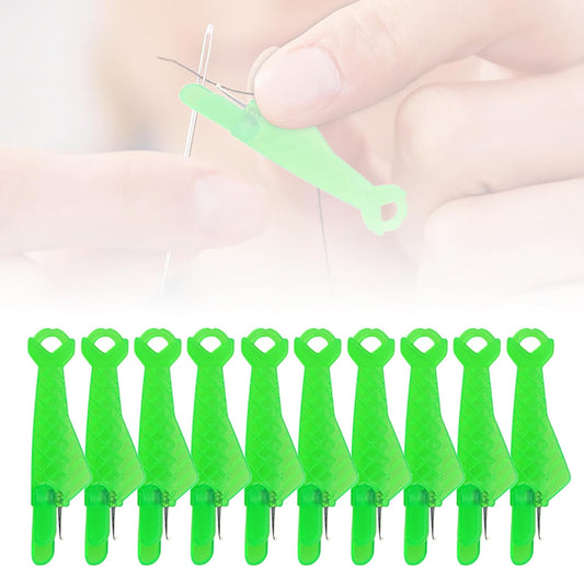 Automatic Sewing Needle Threader, Upgrade Fish Type Quick Needle Threaders for Hand Sewing, Sewing Machine Needle Threader Tools, Sewing Supplies - Designed for Sewing Lovers Alike (10pcs)