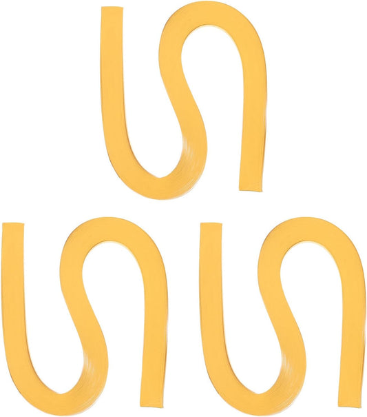 PATIKIL 360pcs Quilling Paper Strips Paper Flowers Quilling Kits 3/8"(10mm) Origami Paper for Adults Beginner Art Craft, 21"(54cm) Lemon Yellow