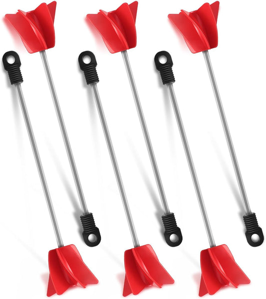Loosh 6 Pcs 11 Inch Paint Stirrer for Drill, Paint Mixer Attachment, Helix Epoxy Mixer for Concrete Resin Silicone Stirrer Paddle Works with Most Drills