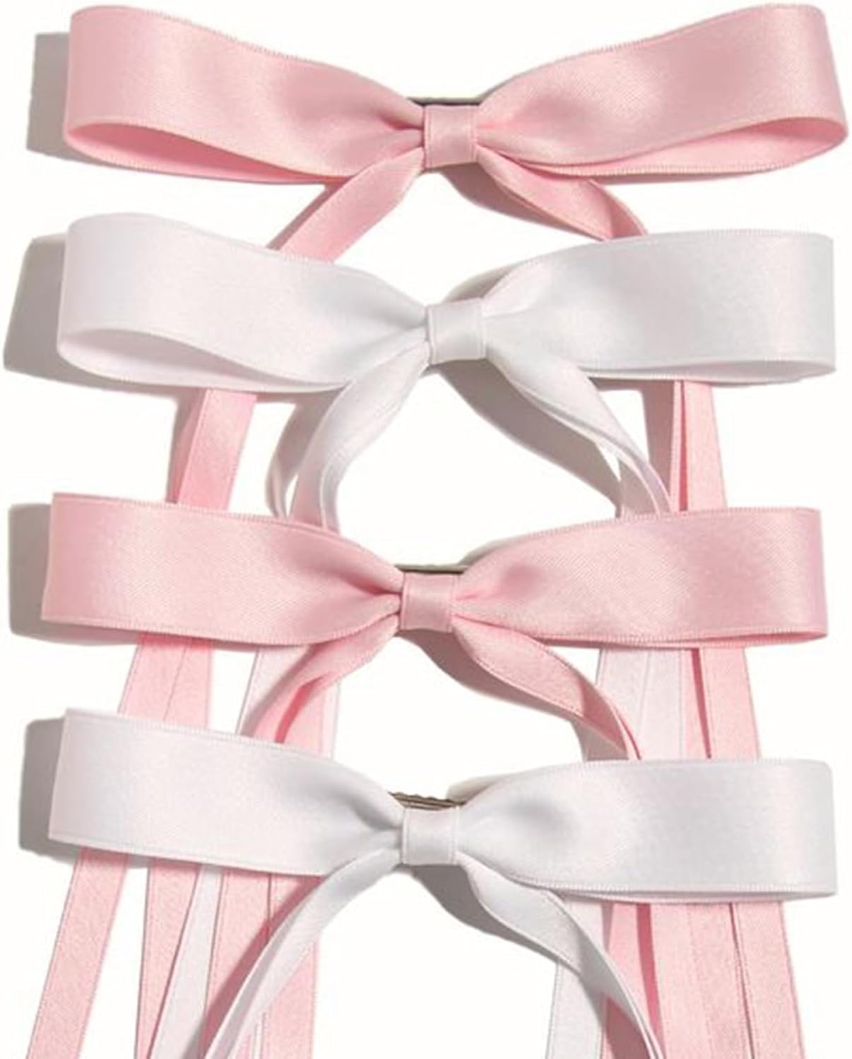 1/4" X 100 Yards Pearl Pink Satin Thin Ribbon Solid Color Double Faced Ribbons Perfect for Crafts Wedding Decor Bow Making Arts Sewing and More
