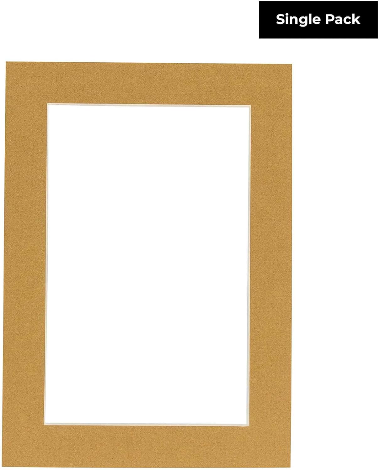 8x10 Mat for 6x8 Photo - Precut Rattan Beige Picture Matboard for Frames Measuring 8 x 10 Inches - Bevel Cut to Display Art Measuring 6 x 8 Inches - Acid Free ONE MAT with Backing Board & Clear Bag