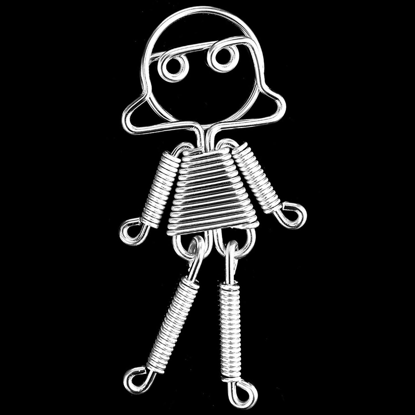 TecUnite Aluminum Craft Wire for Sculpting Armature Bendable Craft Wire for DIY Jewelry Making (1 Roll,Silver,10 M x 1.5 mm)