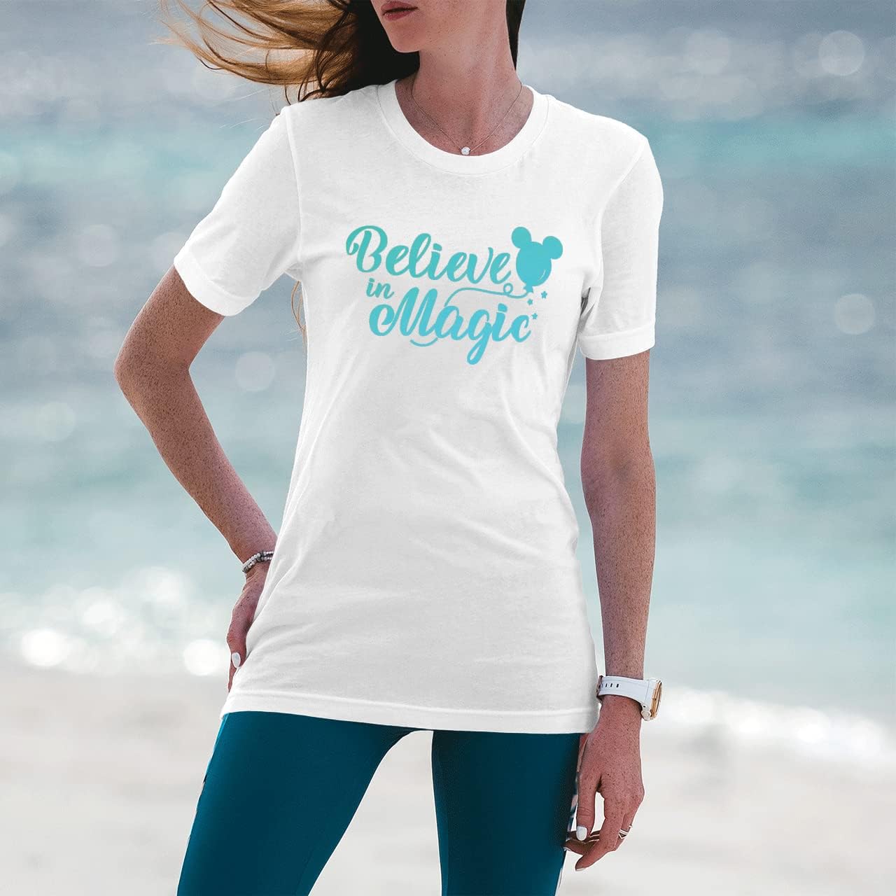 10 Yard x 20" Wide Roll Threadart Metallic Aqua Heat Transfer Vinyl Film | Compatible with Venture Explore and Maker, Silhouette Cameo, & Large Format Cutters