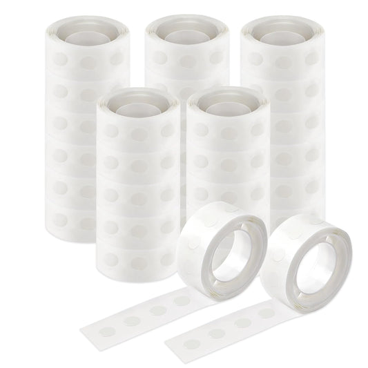 UPINS Glue Points Dots, 3000Pcs Balloon Glue Adhesive Dots Double Sided Removable Glue Tape Dots for Balloons Crafts Decoration, 6 mm