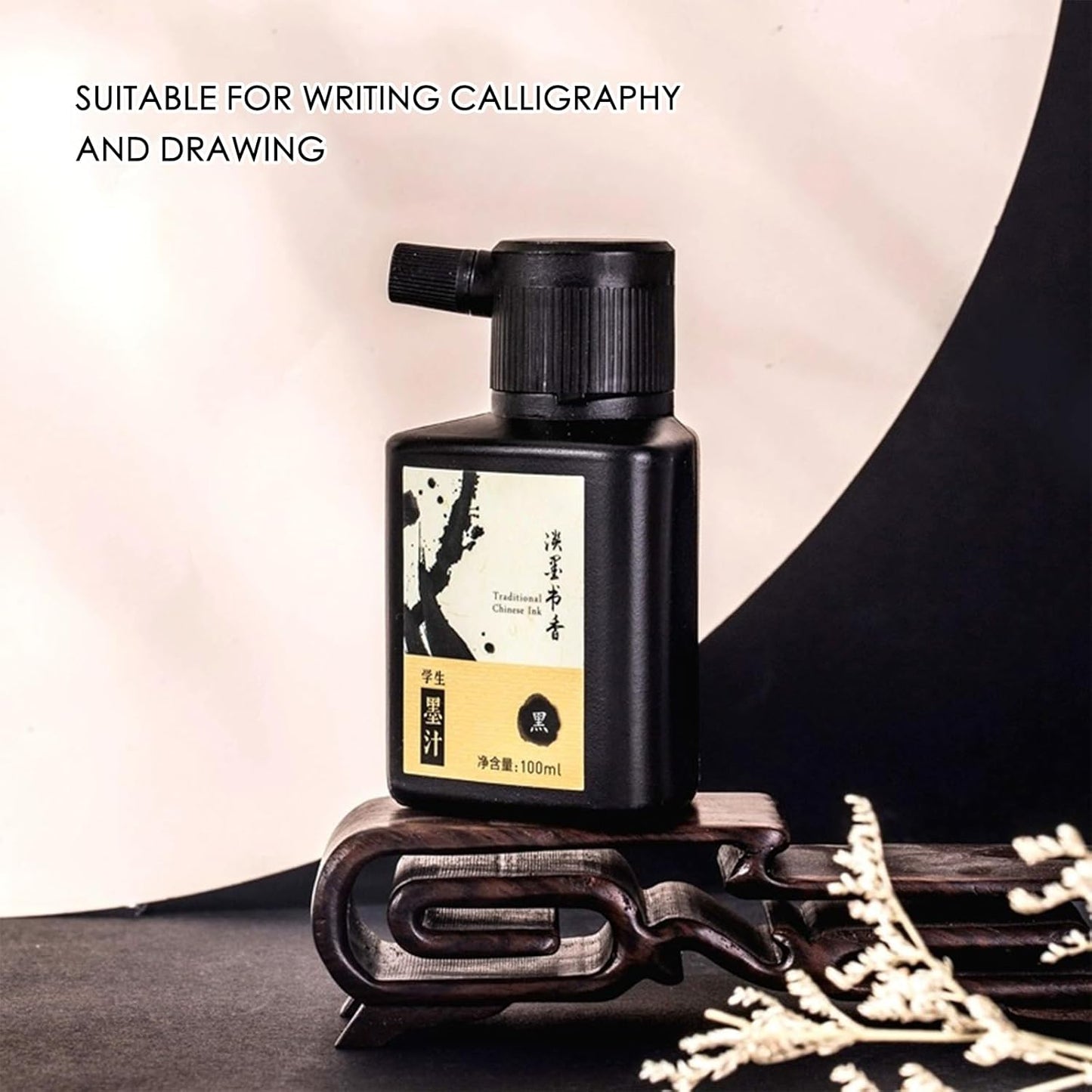 100 ML/3.5 OZ Calligraphy and Sumi Liquid Ink - Versatile Elegance for Chinese Traditional Art Works and Japanese Brush Art