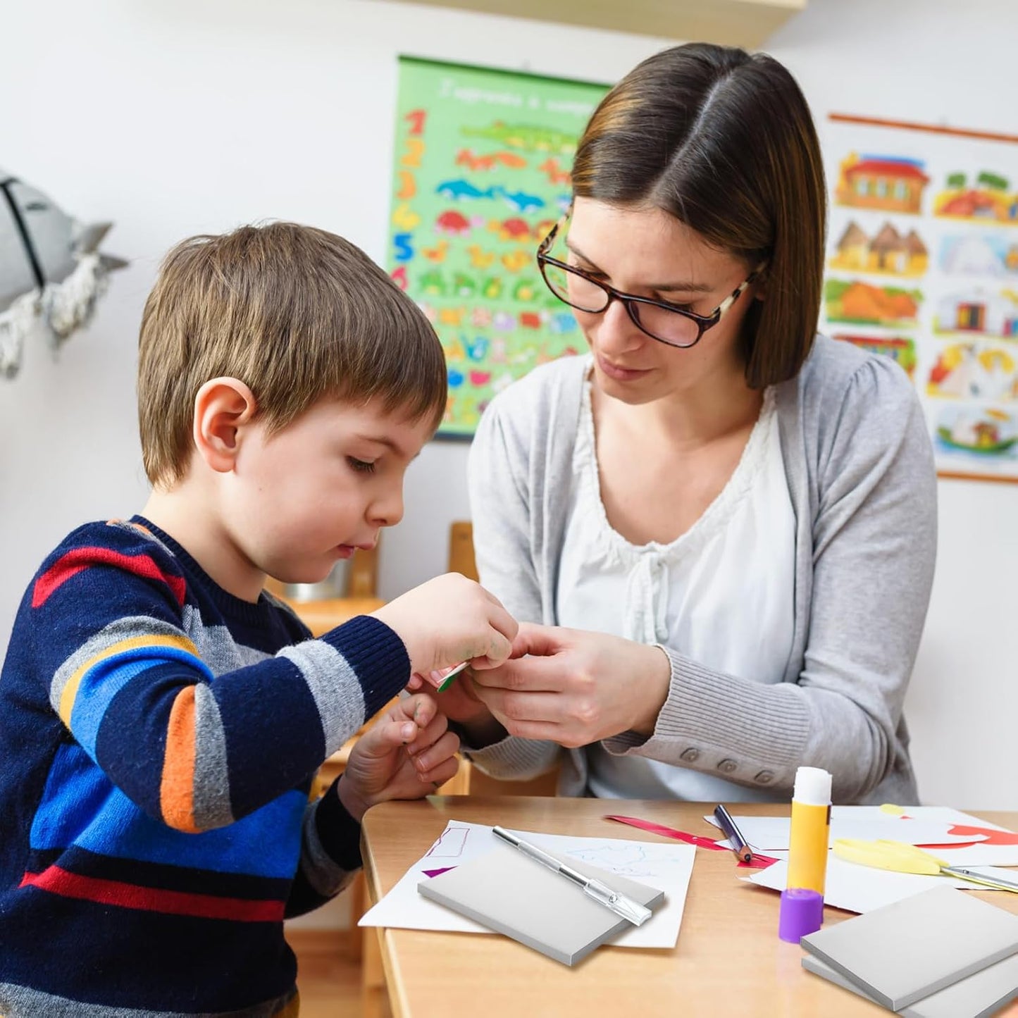 20 Pcs Linoleum Blocks for Printmaking 4x6 - Rubber Carving Block - Printmaking Supplies with Carving Knife, Soft and Easy to Carve, Gray