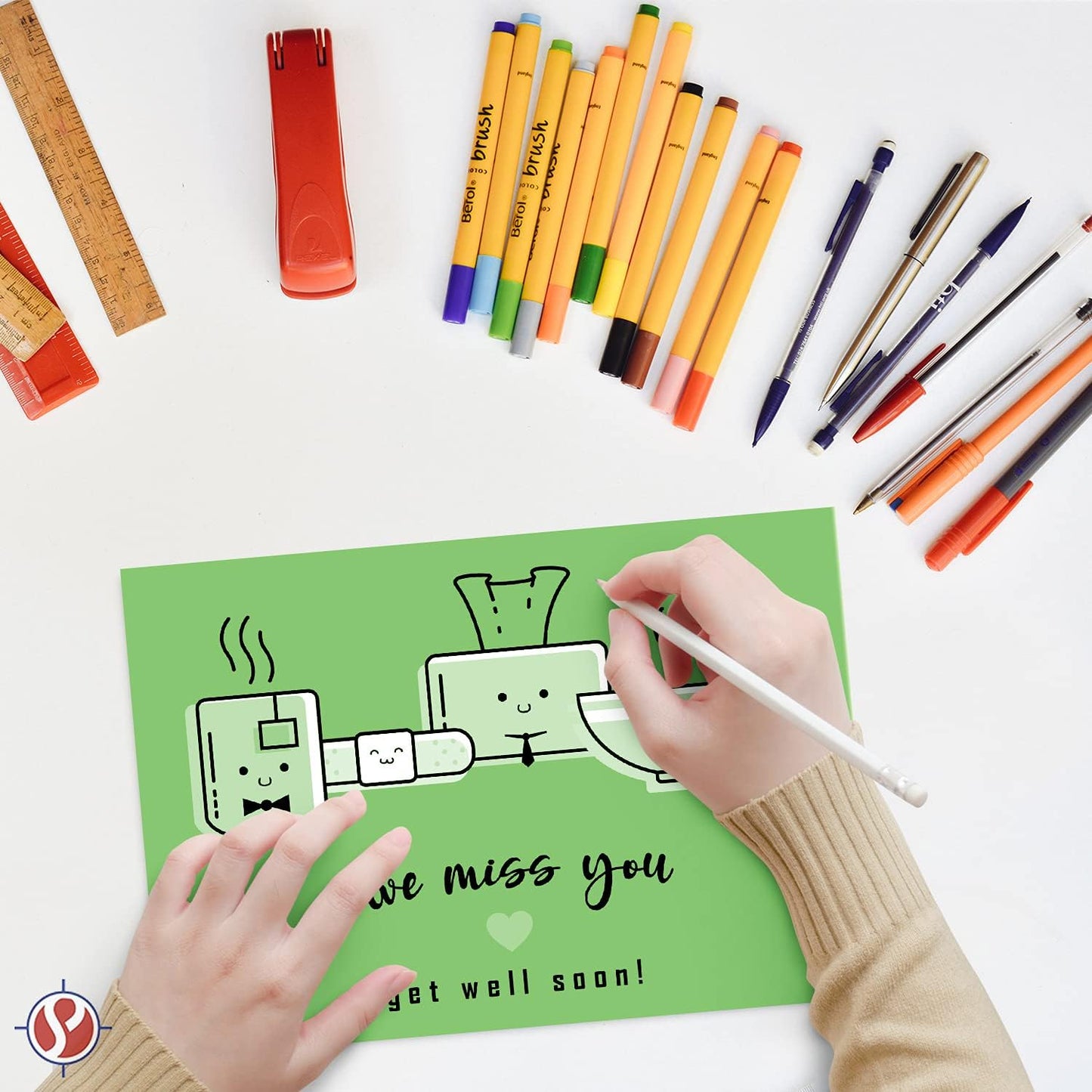 8.5 x 11" Lime Green Color Paper Smooth, for School, Office & Home Supplies, Holiday Crafting, Arts & Crafts | Acid & Lignin Free | Regular 20lb Paper - 100 Sheets