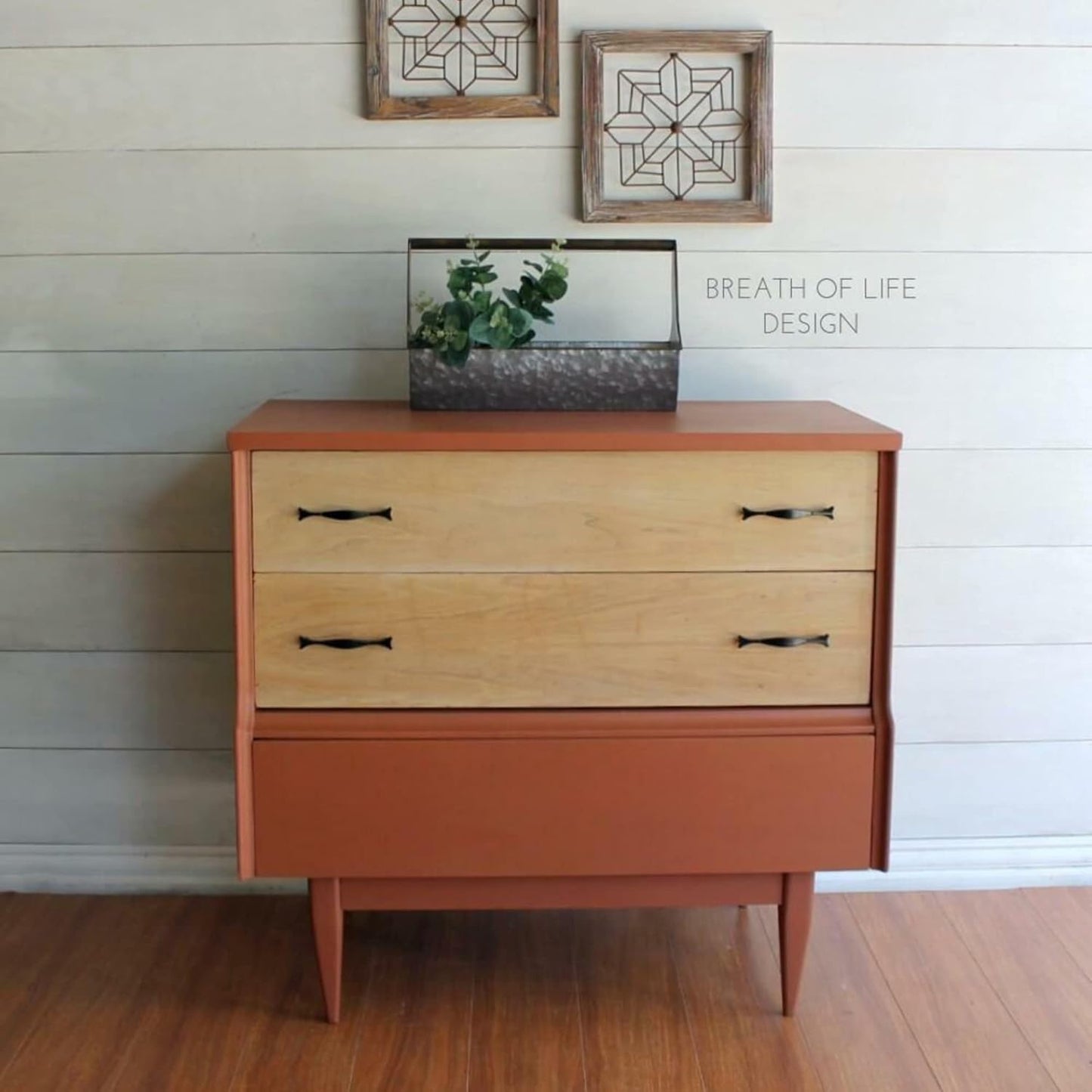 Dixie Belle Paint Company Chalk Finish Furniture Paint - Rusty Nail (4oz) - Matte Burnt Orange Chic Chalk Mineral DIY Furniture Paint