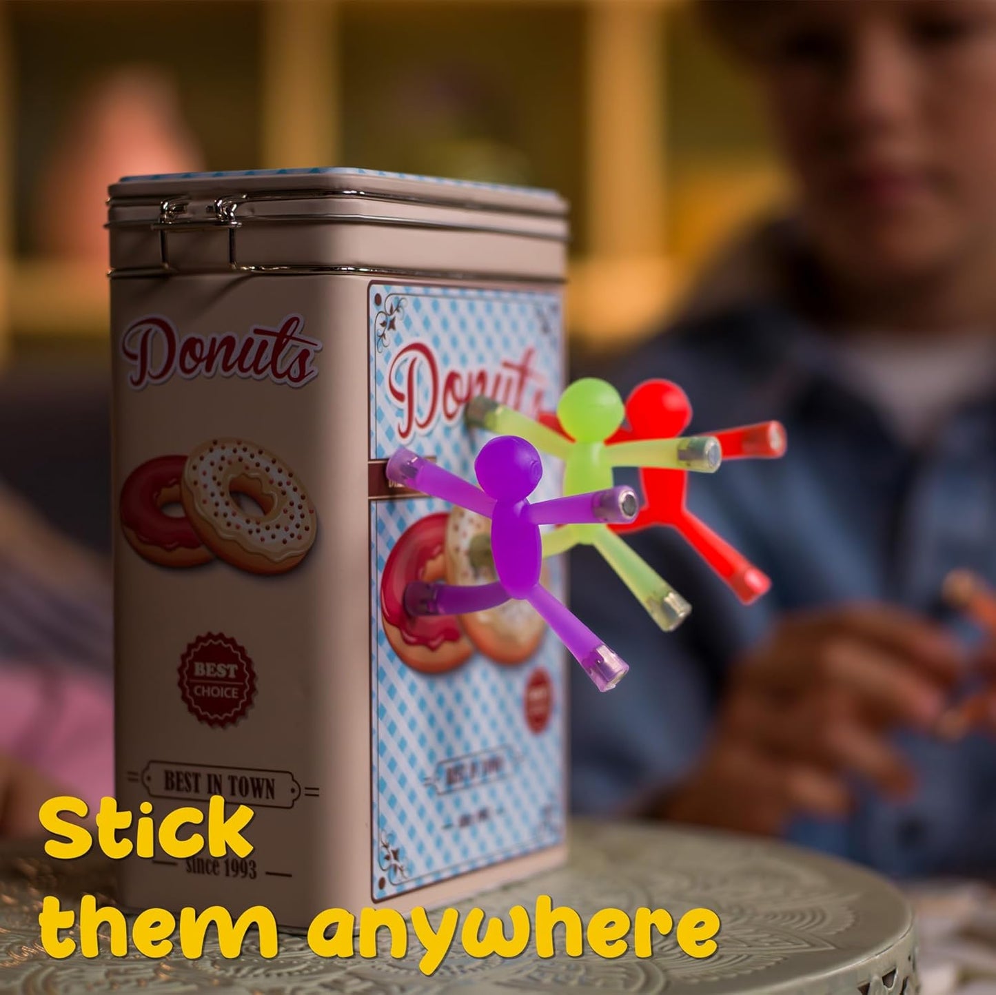 Boxgear Magnet Men – 10-Piece Magnetic Travel Toys: Magnetic Kids Toys, Road Trip Toys for 1-3 | Easter Basket Stuffers for Kids