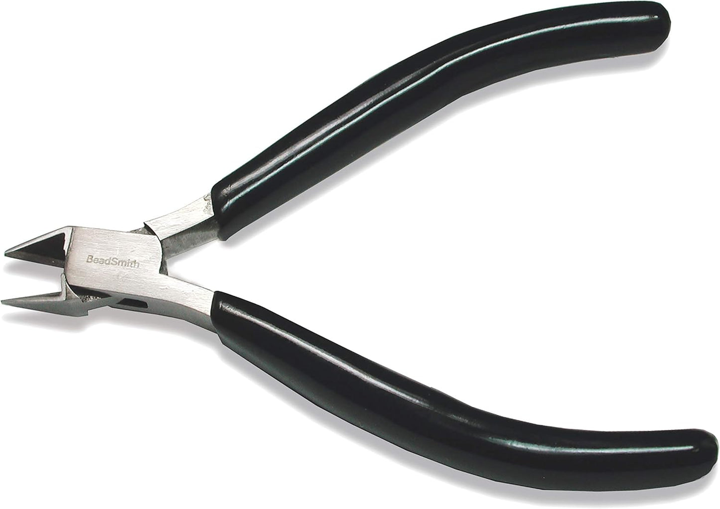 The Beadsmith Side Cutter – Extra Fine Tips – 4.5 inches (114mm) – PVC Grip Handle with Double Leaf Springs – Jewelry Making Tool for Creating Bracelets, Earrings and Necklaces