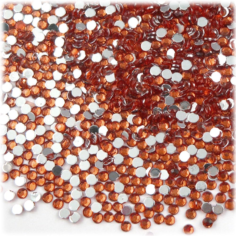 The Crafts Outlet 1,440pc Rhinestones Round 3mm (10ss) Flatback Royal Blue