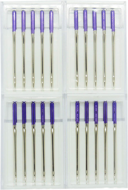 DREAMSTITCH 202122001 859438007 20 Pcs Purple Tip Sewing Machine Needles Size 90/14 for Janome Sewing Machine