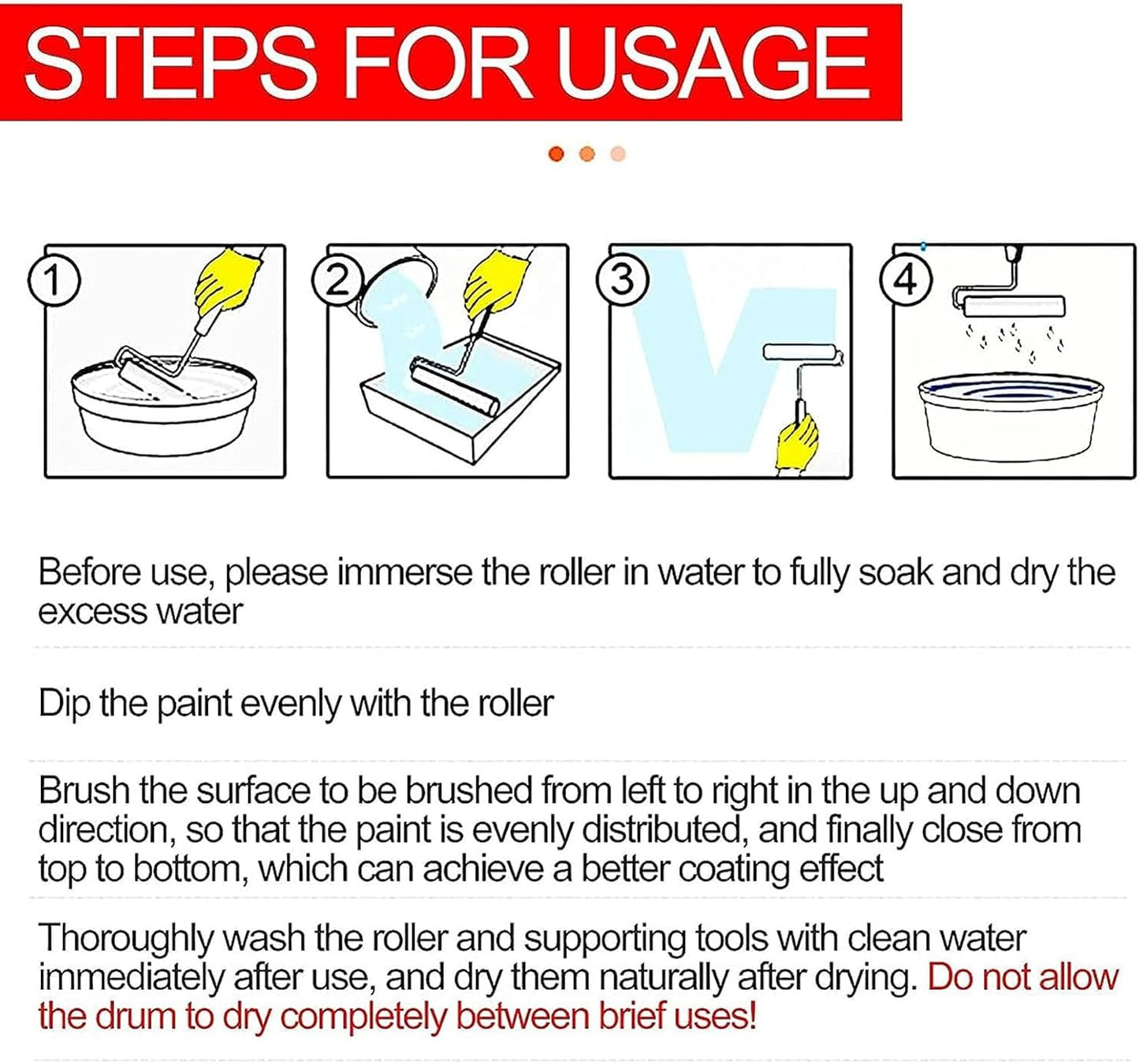 50 Pieces Paint Roller Cover, 6 inch Microfiber Roller Covers, Washable Covers for Roller Frame, House Painting Supplies, Naps for Paint Roller Brush for Painting Walls Ceilings