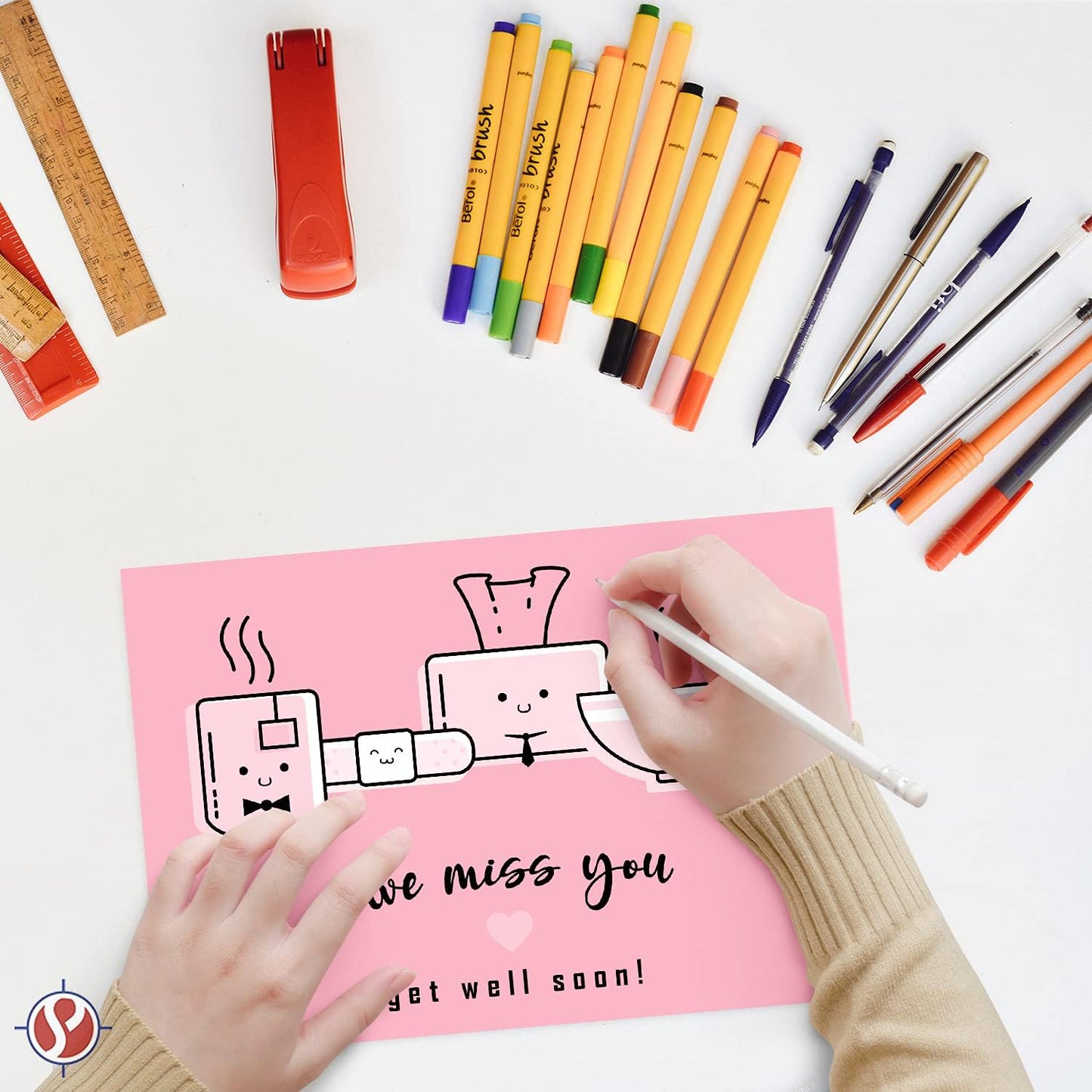 8.5 x 11" Pink Color Paper Smooth, for School, Office & Home Supplies, Holiday Crafting, Arts & Crafts | Acid & Lignin Free | Regular 20lb Paper - 100 Sheets