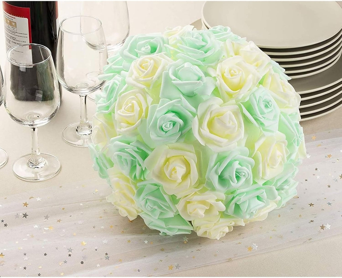 Half Foam Ball 2-Pack - 7.8 x 7.8 x 3.9 in, White - DIY Art Craft & Modeling Supply - Sphere Dome for Crafts Projects