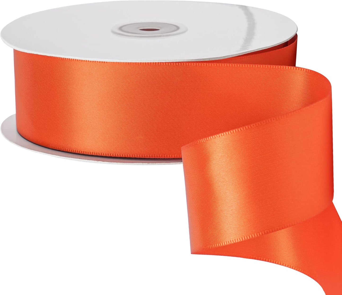 LIUYAXI Torrid Orange Stain Ribbon, 2" X Continuous 50 Yards, Double Faced Fabric Ribbon Use for Bows Bouquet,Christmas Gift Wrapping,Floral Arrangement