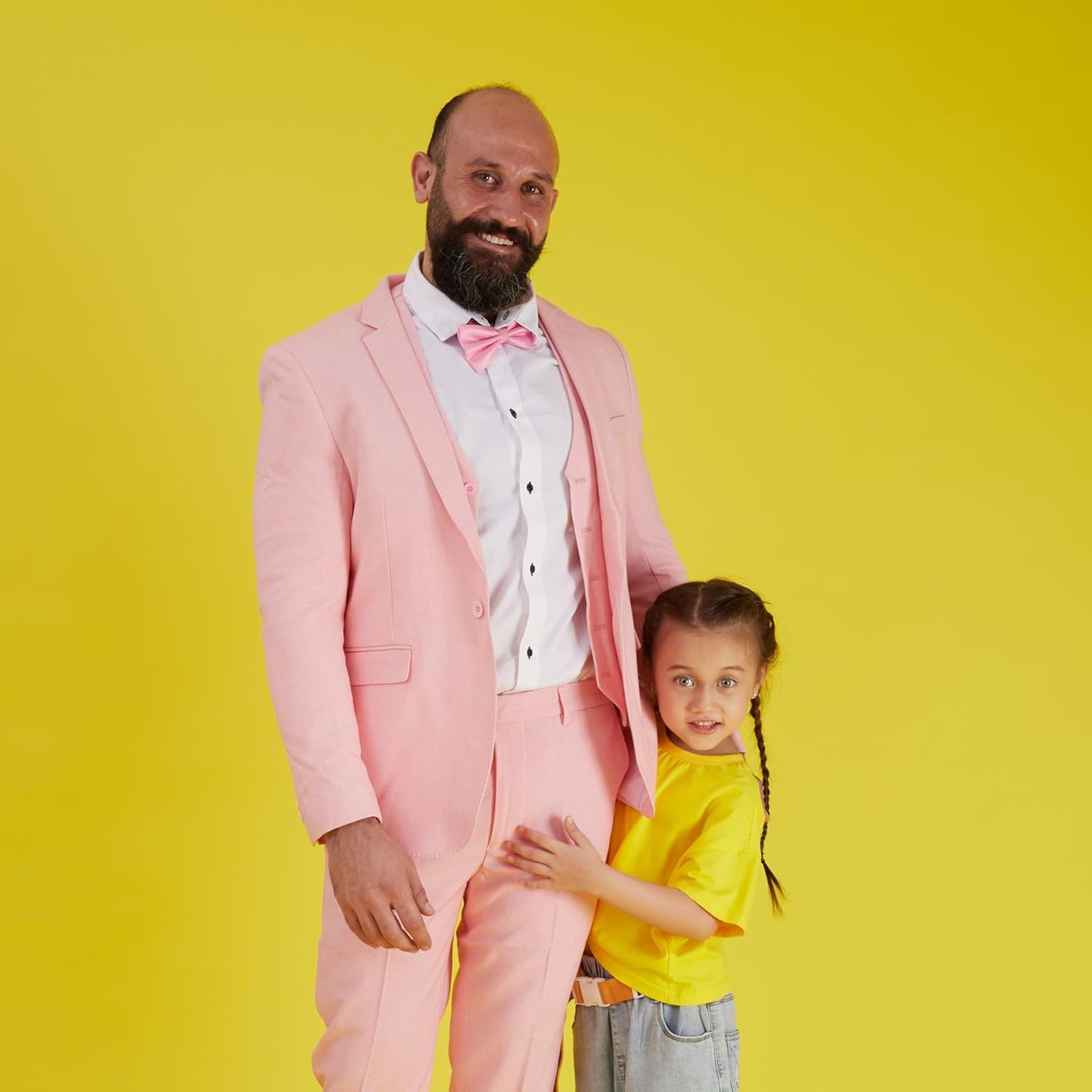 Seamless Photography Background Paper Roll, Blue Photo Paper Backdrop for Photography, Video and Streaming (Forsythia Yellow, 53" x16')