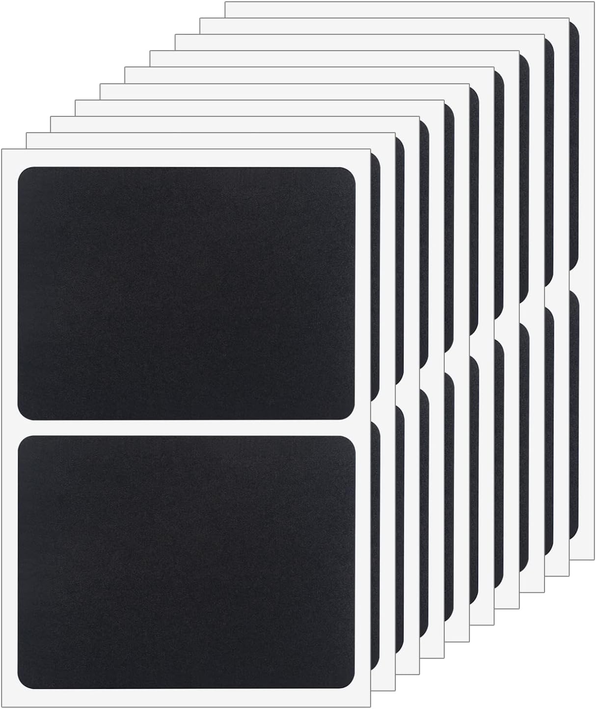 ONUPGO Chalkboard Pantry Labels, Large Chalkboard Labels Stickers for Big Bins Boxes, Food Label Sticker, Waterproof Kitchen Pantry Names Labels Containers Jar Labels