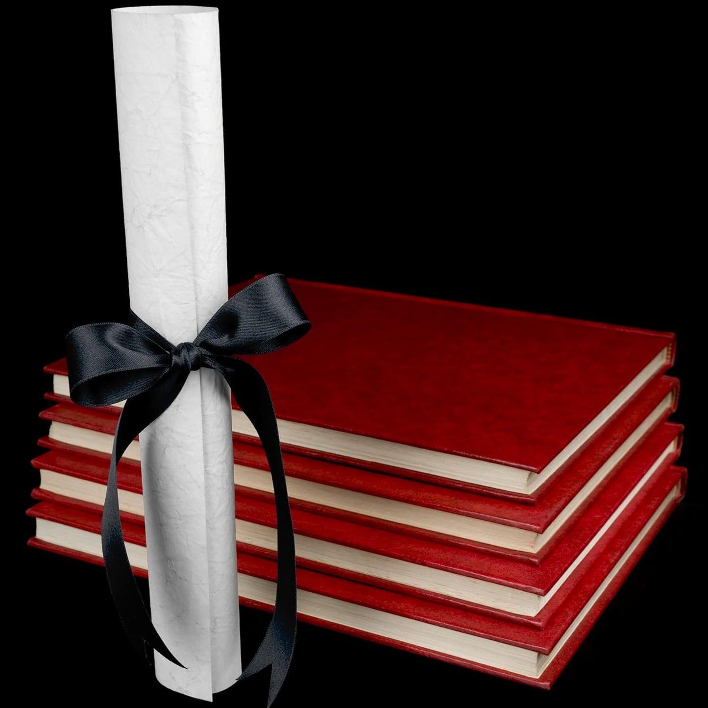 LIUYAXI Black Double Faced Satin Ribbon, 1/4" X Continuous 50 Yards, Thin Ribbons Perfect for Gift Wrapping Wedding Invitation Card Hair Bows Tag Floral Arrangement DIY Craft