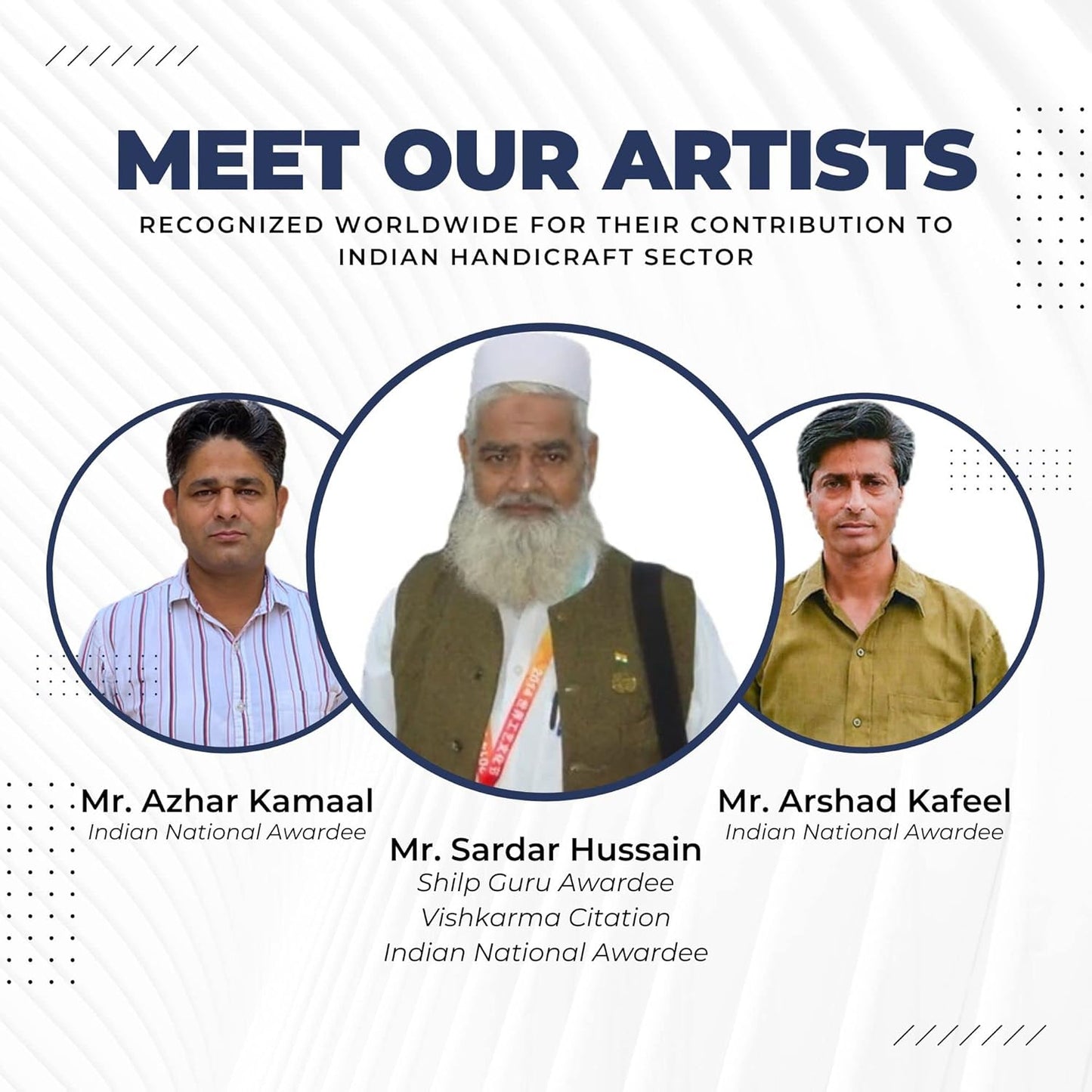 HASHCART® Elegant Designs Flower and Lotus Wooden Block Stamps Set of 5, Handmade Wood Printing Stamps for Kids' Art Projects, Textiles, Fabric, Clay, Henna, Tatotoo, Wood Stamp for Craft