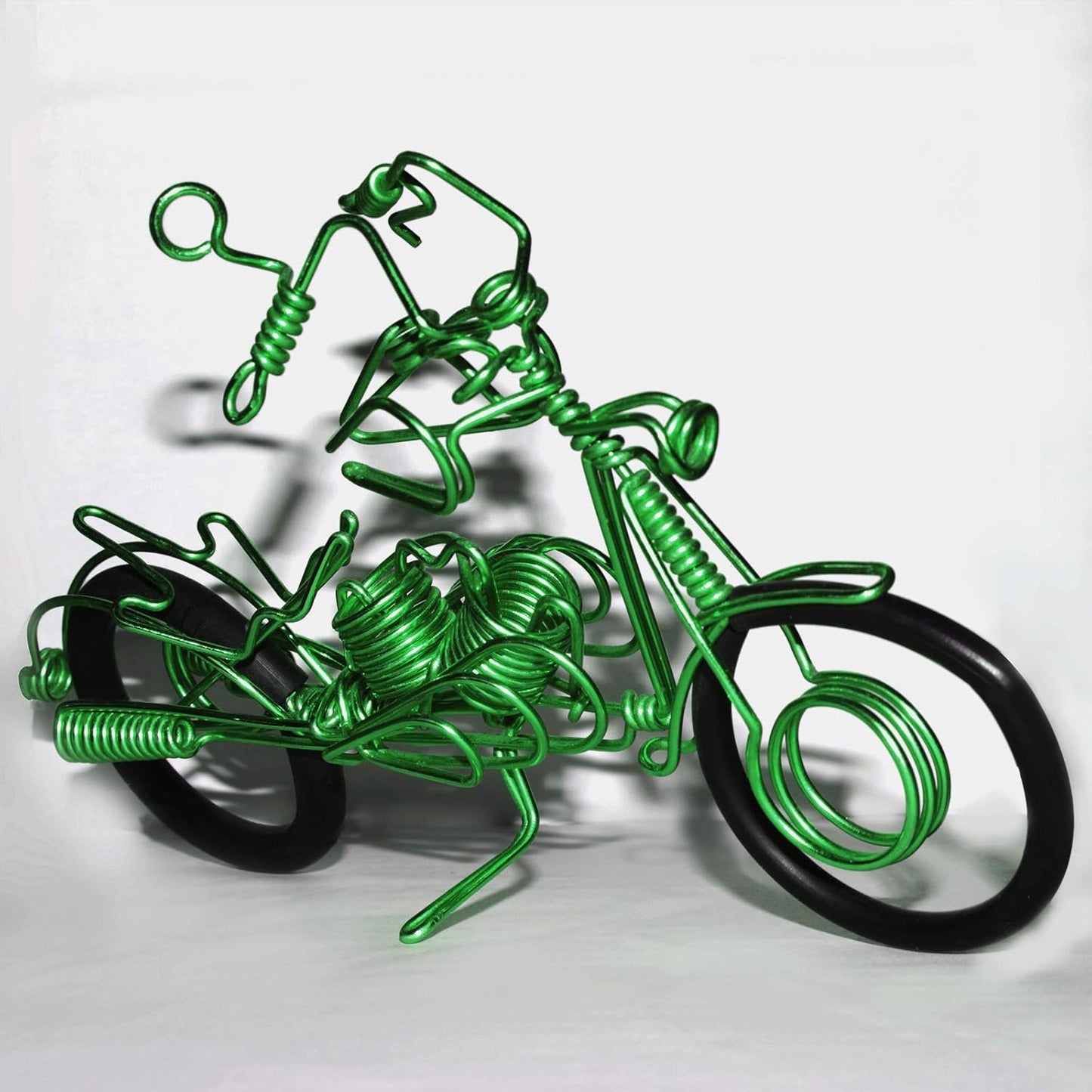 TecUnite Aluminum Craft Wire for Sculpting Armature Bendable Craft Wire for DIY Jewelry Making(Green, 10 M X 1.5 mm, 1 Roll)