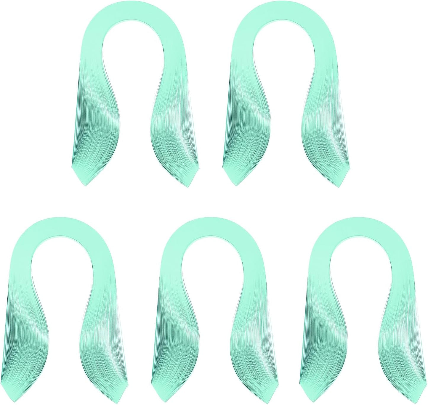 PATIKIL Quilling Strips Paper 600pcs 5mm 39cm Origami Paper Quilling Kits for Art DIY Hand Craft Christmas, Green