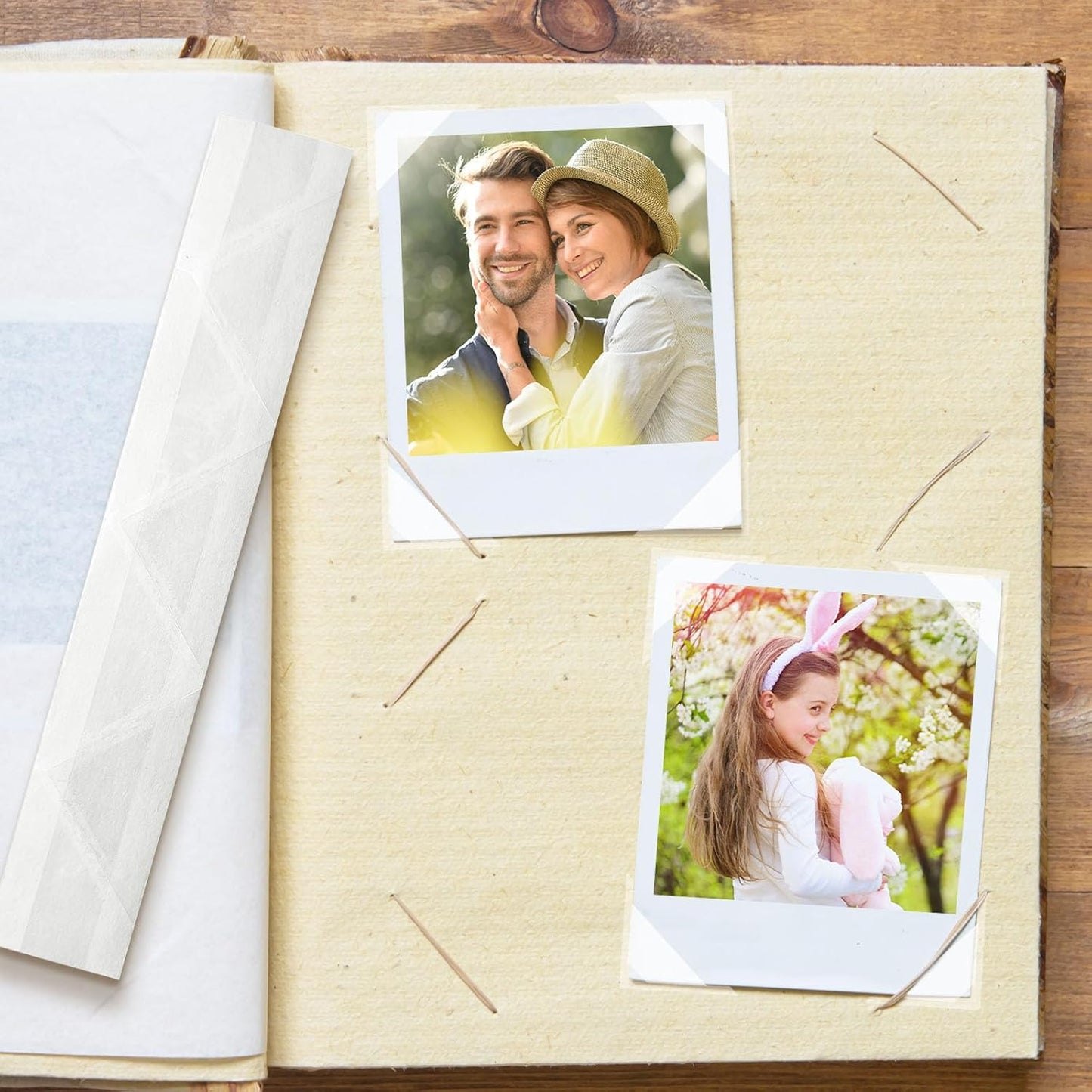 Lineco Archival Acid-Free Polypropylene Framers Corners, 1.375 Inches Mounting Corner for Photos, Pictures, Scrapbook, and Arts, Pressure Sensitive Adhesive, Pack of 240.